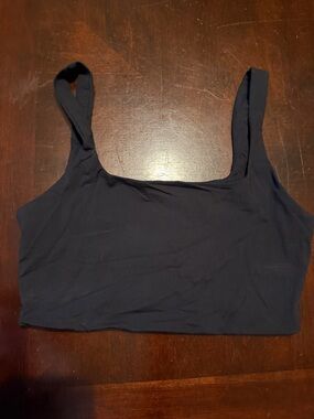 Garage Black Scoop Neck Tank